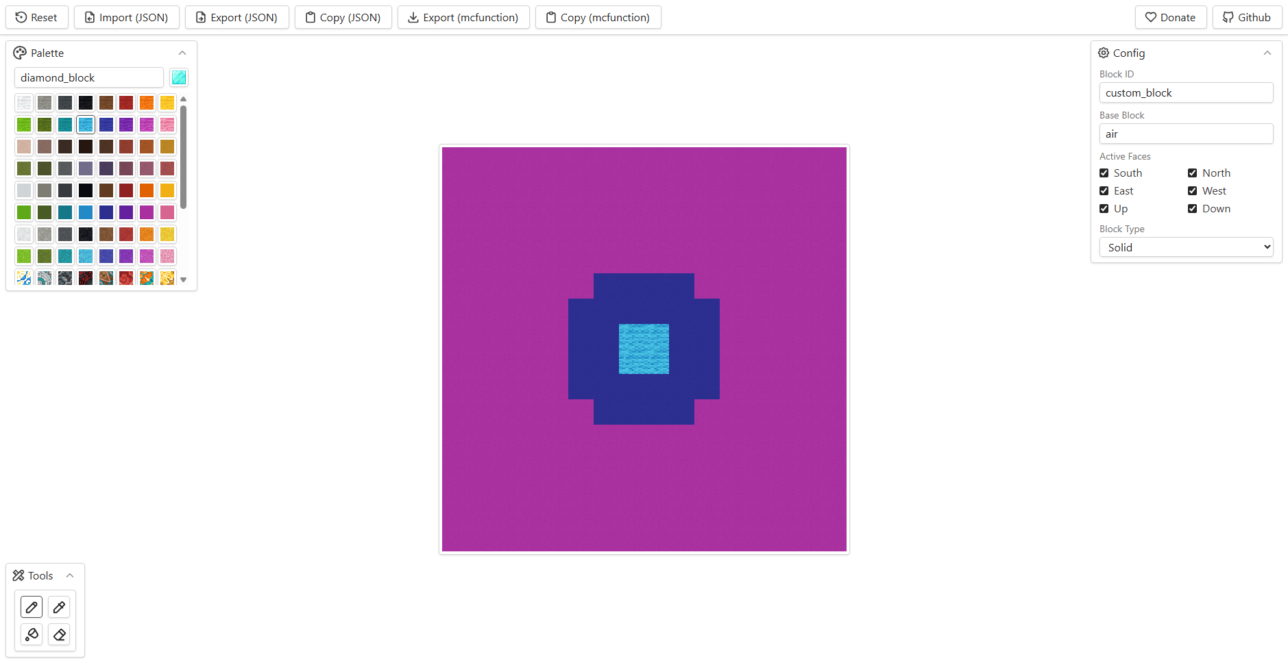MC Block Creator preview